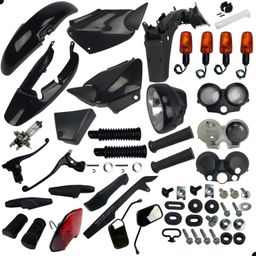 CARENAGEM RABETA PARALAMA TRASEIRO CG FAN 125 2004 A 2008