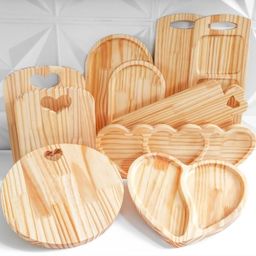 Kit Tabuas de Frios e Petisqueira Artigo para Mesa Posta Café da Manhã e Decoração Cozinha