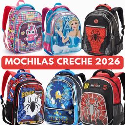 Mochila Escolar Infantil Pequena Creche Passeio Menina Menino Costas 13L - Escolha o Melhor Modelo