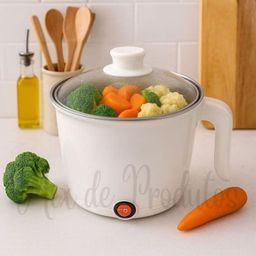 Panela Elétrica Multifuncional 2 em 1 Cozimento Rápido para Arroz Ovos Legumes e Caldos Yonsa
