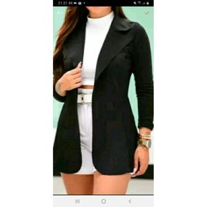 casaco bleizer feminino LONGO máx p m g gg sobretudo