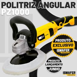 Politriz Angular Automotiva 7 Polegadas 1200w 500-4200rpm Pz1000 Oz