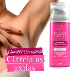 Clareador de virilha e axila Creme Clareador Partes Intimas - Clear Beauty