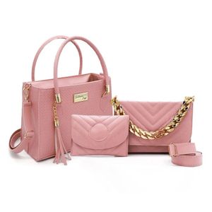 Kit Bolsas Femininas 3 Peças Tote e Tiracolo Com Porta Documentos