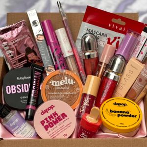 Kit de Maquiagem 10 Produtos Melhores Marcas Nacionais Dia das Crianças Menina