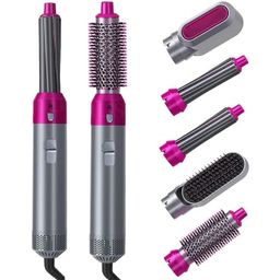 Airwrap Styler 5 em 1  secador de cabelo escova de ar quente modelador alisador de cabelo escova
