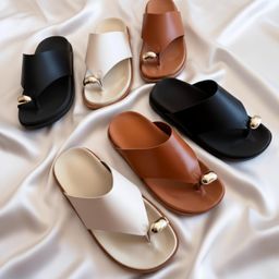 Sandália Feminina Papete Birken Luxo Rasteira Lançamento Verão Promoção