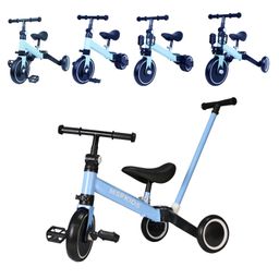 Bicicleta Triciclo Andador Equilíbrio 5 em 1 - Assento Retrátil e Ajustável
