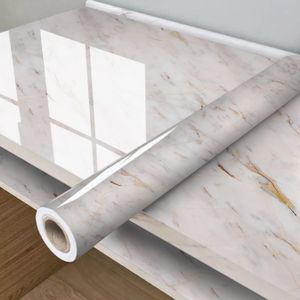 Papel de Parede Mármore Lavável Quarto Sala Cozinha Banheiro Autocolante