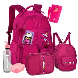 Kit Escolar Mochila Lancheira Térmica Estojo Grande Exclusivo Rebecca Bonbon Lançamento Oficial