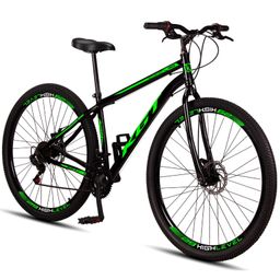 Bicicleta Aro 29 Aço Carbono KGT Freios A Disco 21 Marchas