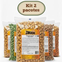 2 Pacotes de Amendoim Crocante Japonês Sabores 1Kg