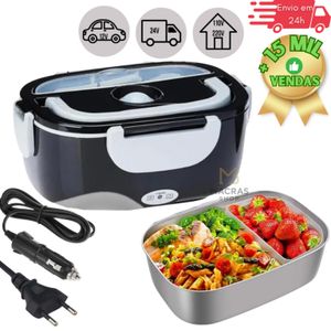 Marmita Elétrica Bivolt Para Casa Automovel Taxi Uber  12v 24v 110v 220v C/ 2 Cabos Original