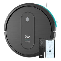 Robô Aspirador WAP Robot W400 C/ Controle Varre Passa Pano