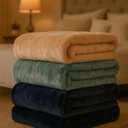 Cobertor Manta Casal Macio 2,00X1,80 Microfibra Liso Estampado