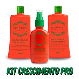 Combo Pró+ (3x3CF) Sidarta Crescimento Capilar = Tônico Explosivo + Shampoo + Condicionador 💣