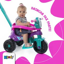 Carrinho de Passeio Kemotoca Corrida Pedal Infantil Baby Dog Criança Brinquedos