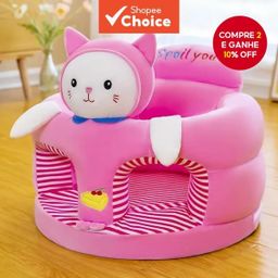 Capa De Assento De Apoio Para Bebês , Cadeira De Pelúcia Aprender A Sentar , Brincar , Lavável , Sem Enchimento , Verão