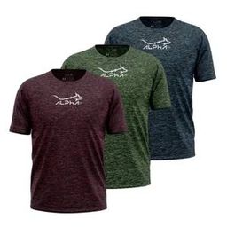 Kit 3 Camisetas Fluid Move Dry Alpha Co Masculina