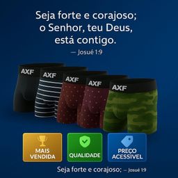 Kit Com 10 Cuecas Boxer Masculina
