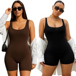 Kit Macaquinho Feminino Fitness Suplex Slim Academia Treino Atividade Física Casual Plus Gestante