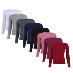 Kit 3 Blusas Femininas Basicas Gola V Manga Longa Segunda Pele Blusinha Tshirt