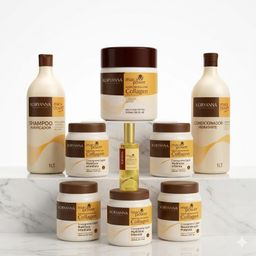 Kit Maca Power Completo com 7 Produtos – Cronograma Capilar + Máscara 500g, Shampoo 1L, Condicionador 1L  Reparador 50ml