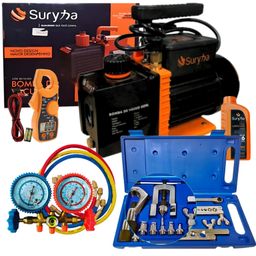 Kit Refrigeração Ferramentas Com Dvd Manutencao Split