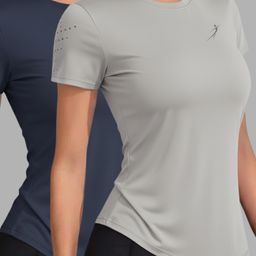 Kit 2 Camisetas Dry Fit Feminina Academia Fitness Esportiva Caminhada Corrida Treino Proteção UV