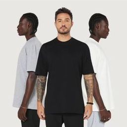 Kit Camiseta Streetwear Oversized 3 Peças