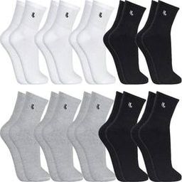 Kit Com 10 Pares De Meias Cano Médio Lupo