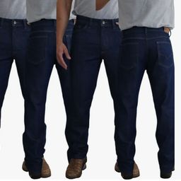 Kit 4 Calças Jeans Masculina Trabalho Atacado Reforçada