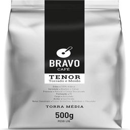 Bravo Café Café Tenor Torrado E Moído Frutas Vermelhas 500G Pacote De 1