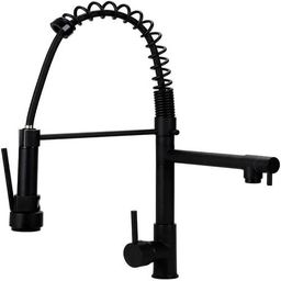 Torneira para cozinha Gourmet Misturador Monocomando Munim Pingoo.casa - Preta