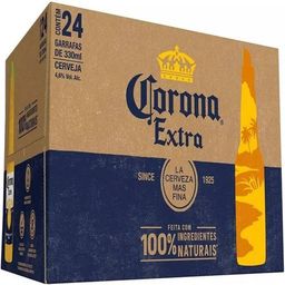 Pack Cerveja Corona Extra Long Neck 330ml - 24 unidades