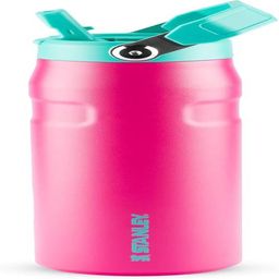 Stanley - Garrafa de água com palhinha IceFlow Flip, palhinha incorporada, abertura grande, aço inoxidável leve, 700 ML, Passion Pink