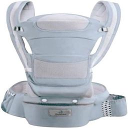 Canguru para Carregar Bebê com 12 Posições Bolsa Ergonômica, Conforto Superior e Fácil de Usar Aguenta Até 20kg (CINZA)