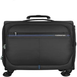 American Tourister Mala de Viagem Skyland Preta Média Expansível