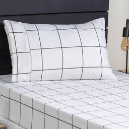 Jogo de Cama Classic Solteiro Percal 400 Fios Ponto Palito 02 Peças, Antiácaro, Anti-pilling com Toque Macio - Chess